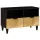 TV szekrény Fekete és Arany 70 x 33 x 46 cm tömör mangófa