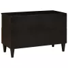 TV szekrény Fekete és Arany 70 x 33 x 46 cm tömör mangófa