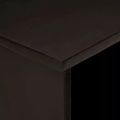 Dohányzóasztal Fekete és Arany 80 x 50 x 40 cm