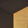 Éjjeli asztal Fekete és Arany 50 x 33 x 60 cm tömör mangófa