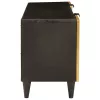 TV szekrény Fekete és Arany 105 x 33 x 46 cm tömör mangófa