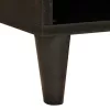 TV szekrény Fekete és Arany 80 x 33 x 46 cm tömör mangófa