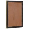 Fürdőszobai tükör tükörrel Fekete és Arany 50 x 2.5 x 70 cm