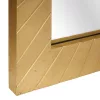 Fürdőszobai tükör tükörrel Fekete és Arany 50 x 2.5 x 70 cm