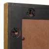 Fürdőszobai tükör tükörrel Fekete és Arany 50 x 2.5 x 70 cm