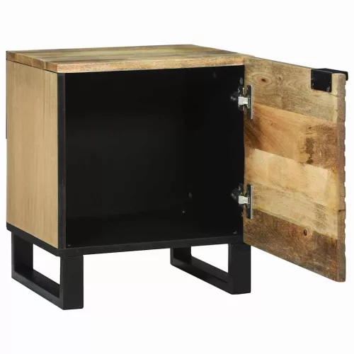 Éjjeliszekrény 2 pcs Barna 40 x 33 x 46 cm tömör mangófa