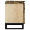 Éjjeliszekrény 2 pcs Barna 40 x 33 x 46 cm tömör mangófa