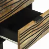 Éjjeliszekrény 2 pcs Barna 40 x 33 x 46 cm tömör mangófa