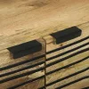 Dohányzóasztal Barna és fekete 80 x 50 x 40 cm
