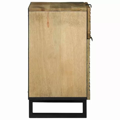 Éjjeliszekrény fiókkal Barna 50 x 33 x 60 cm tömör mangófa