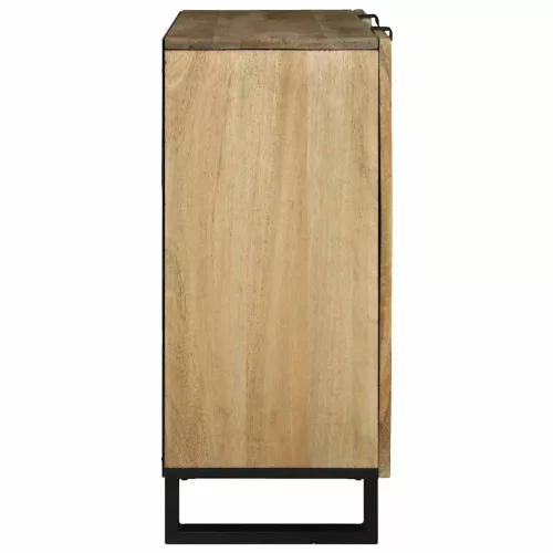Komód Barna 90 x 33 x 75 cm tömör mangófa
