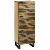 Highboard Barna 40 x 33 x 110 cm tömör mangófa