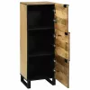 Highboard Barna 40 x 33 x 110 cm tömör mangófa