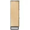 Highboard Barna 40 x 33 x 110 cm tömör mangófa