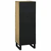 Highboard Barna 40 x 33 x 110 cm tömör mangófa