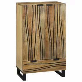   Magas Szekrény fiókkal Barna 60 x 33 x 100 cm tömör mangófa