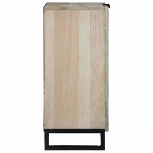 Széf Fehér 60 x 33.5 x 75 cm Tömör mangófa