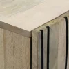 Széf Fehér 60 x 33.5 x 75 cm Tömör mangófa