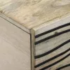 Dohányzóasztal Beige és fekete 100 x 54 x 40 cm