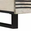 Dohányzóasztal Beige és fekete 100 x 54 x 40 cm