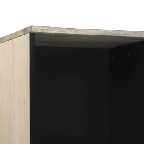 Fürdőszoba Székény polcokkal Barna és fekete 38 x 33 x 160 cm