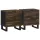 Éjjeliszekrény fiókkal 2 pcs Dió 40 x 33 x 46 cm tömör mangófa