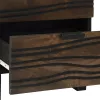 Éjjeliszekrény fiókkal 2 pcs Dió 40 x 33 x 46 cm tömör mangófa