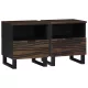 Éjjeliszekrény fiókkal 2 pcs Dió 40 x 33 x 46 cm tömör mangófa