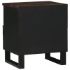 Éjjeliszekrény fiókkal 2 pcs Dió 40 x 33 x 46 cm tömör mangófa