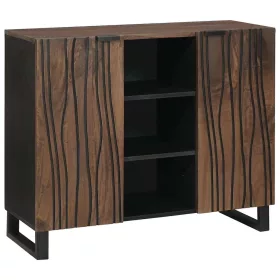 Komód Barna 90 x 33 x 75 cm tömör mangófa