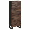 Highboard Barna 40 x 33 x 110 cm tömör mangófa
