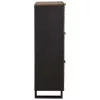 Highboard Barna 40 x 33 x 110 cm tömör mangófa