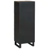 Highboard Barna 40 x 33 x 110 cm tömör mangófa