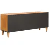 TV szekrény ajtóval Világosbarna 105 x 33 x 46 cm tömör mangófa