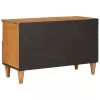 TV szekrény fiókkal Világosbarna 70 x 33 x 46 cm tömör mangófa