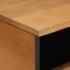 Dohányzóasztal Világosbarna 80 x 54 x 40 cm tömör mangófa