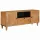 TV szekrény fiókkal Világosbarna 105 x 33 x 46 cm tömör mangófa