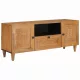 TV szekrény fiókkal Világosbarna 105 x 33 x 46 cm tömör mangófa