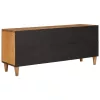 TV szekrény fiókkal Világosbarna 105 x 33 x 46 cm tömör mangófa
