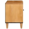 TV szekrény ajtóval Világosbarna 80 x 33 x 46 cm tömör mangófa