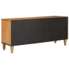 TV szekrény fiókkal Világosbarna 105 x 33 x 46 cm tömör mangófa