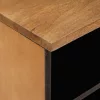 TV szekrény fiókkal Világosbarna 105 x 33 x 46 cm tömör mangófa