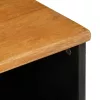 TV szekrény fiókkal Világosbarna 80 x 33 x 46 cm tömör mangófa