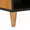 TV szekrény fiókkal Világosbarna 80 x 33 x 46 cm tömör mangófa