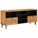 TV szekrény fiókkal Világosbarna 100 x 33 x 46 cm tömör mangófa