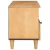 TV szekrény fiókkal Világosbarna 100 x 33 x 46 cm tömör mangófa