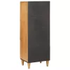 Magasfiú polcokkal Világosbarna 40 x 33 x 110 cm tömör mangófa