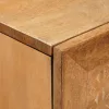 Magasfiú polcokkal Világosbarna 40 x 33 x 110 cm tömör mangófa