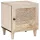 Éjjeli asztal Bézs 40 x 33 x 46 cm tömör mangófa
