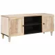 TV szekrény polcokkal Fehér 105 x 33 x 46 cm tömör mangófa